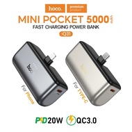 HOCO Q31 แบตสำรอง Pocket ชาร์จเร็ว PD20W สำหรับiP/Type-C Fast Quick Power Bank Charge 5000mAh ของแท้