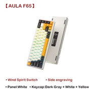 AULA | AULA F65 Mechanical Keyboard Three Mode Custom Wireless/Bluetooth/Wired Connection Full Key H