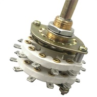 1PC Ceramic Rotary Switch Band Channel Selector 2Layer 2P7T/4P5T/6P3T/4P4T/8P2T/2P8T/2P6T/2P11T KCX(