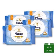 【Kleenex 舒潔】濕式衛生紙 46張x4包_廠商直送