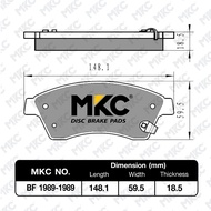 ผ้าเบรคหน้า หลัง CHEVROLET CRUZE เชฟโรเลต ครูซ 1.61.8 ปี 2010-2019 ผ้าเบรค MKC