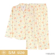 Josilins ชุดนอน ชุดอยู่บ้าน ผู้หญิง เสื้อแขนยาว ขายาว ผ้าวูเว่น SM 2025