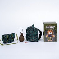 [Our Singapore Army] Bear Accessories | Assault Pack + Sling Bag + Water Bottle + Army Collar Pin