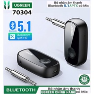 Bluetooth 5.1 Receiver Ugreen 70304 CM279 (APTX+ Audio 3.5mm chip set (With 8h storage battery)