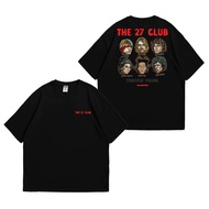 T-shirt | Tshirt | 27 Club Black White / Tshirt - 27 club | Metal Rockkaos band | Men's T-shirts | R