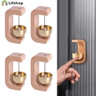 Magnetic Door Bell Indoor Ornament / Wireless Hanging Wind Loud Door Bell / Restaurant Home Decoration / Lightweight Brass Door Chime / Wood Doorbell Chime Landscape /