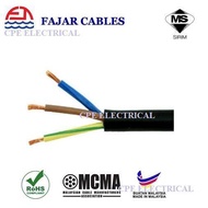 FAJAR 1.5MM² (30/0.25) X 3C TRS Rubber Flexible CABLE