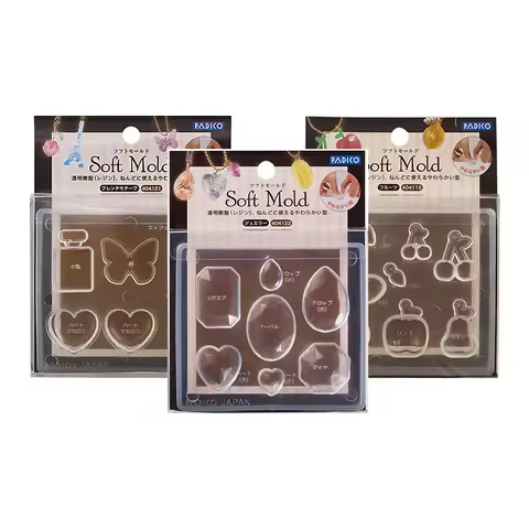 Padico Soft Silicone Mold for UV Resin and Clays Japan