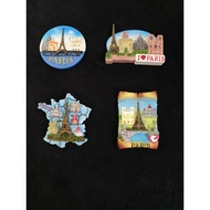 PARIS COUNTRY SOUVENIR FRIDGE MAGNET (SINGLE)