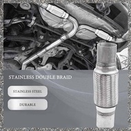 (GJFZ) 1 Piece Exhaust Flex Pipe Stainless Steel Double Braid Car Exhaust Flexible Joint Tube 2 X 6