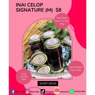 INAI CELOP RED SIGNATURE SIZE ‘M’| INAI | HENNA SYAZMORALEE | MEKNA | INSTOCK SG SELLER LOCAL | RATU INAI MEKNA NEELOFA