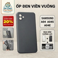 Samsung A04, A04s, A04e Case, Plain Black Tun Case | SS galaxy flexible phone case protects the Sams