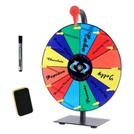 12 Inch Wheel Prize Wheel with 12 Slots Prize Wheel Spinner with Stand for Prizes Wheel of Fortune t