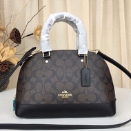Mini Coach Bag Sierra Signature Mahogany Hand Bag 100% ORIGINAL Coach