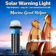 FUN Low Maintenance LED Warning Light Solar Powered  Visibility IP68 Rate Strong Reliable Lamp for F