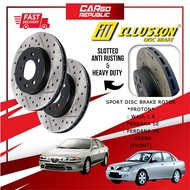 Illusion Sport Disc Brake Rotor Proton Waja 1.6  , Perdana SE , Perdana V6 , Arena Front (Depan) 100