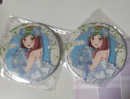 清出五等分的花嫁中野三玖徽章立牌公仔卡透卡貼紙