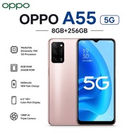 OPPO A55 5G 8GB+256GB | Skrin 6.51" | Bateri 5000mAh | Kamera 50MP | Telefon Pintar 5G