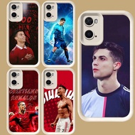 R10 CR7 Ronaldo Casing for OPPO A57s A36 A77 A77s A96 A57e A57 A76 White