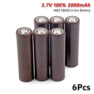 100% baru asal HG2 18650 3000mAh bateri 18650 HG2 3.7V pelepasan 20A khusus untuk bateri boleh dicas