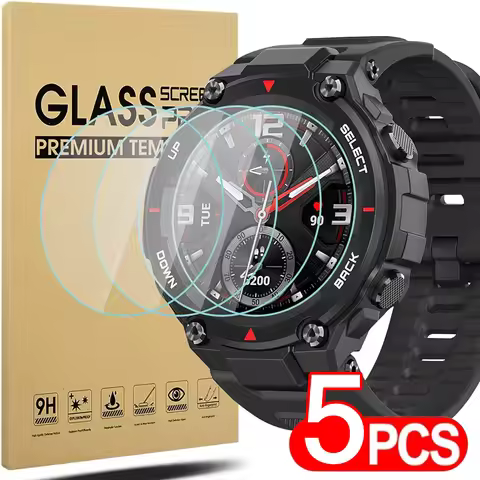 Tempered Glass for Huami Amazfit T-rex 3 2 Pro Smart Watch HD Clear Screen Protector Film for Amazfi