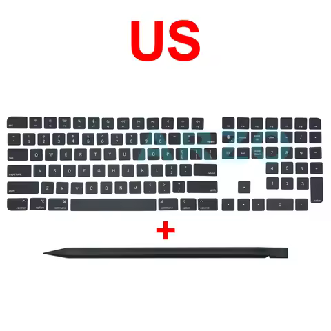 A2520 US Keycaps Keys For iMac 24" M1 A2520 Magic Keyboard Key Cap Replacement