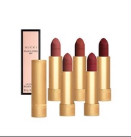 Gucci Rouge à Lèvres Mat 古馳傾色絨霧唇膏金管啞光口紅3.5g 色號：25#，208#，308#，500#，505#，217#，509#，519#