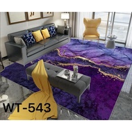 ❤️gulung❤️6XL( 300*200cm ) Crystal Velvet Carpet 5D / Floor mat / Rugs/ Carpets/ Ready stock in Kela