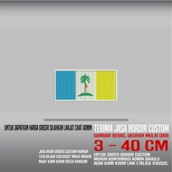 PINANG ISLAND FLAG PATCH EMBROIDERED LOGO/ EMBLEM | HDP-403