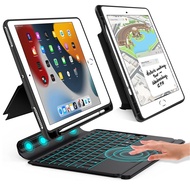 For iPad Pro 10.5 2017 iPad 9 8 7 Air 3 2019 2020 2021 Folio Touch Magic Keyboard Case Backlit Track