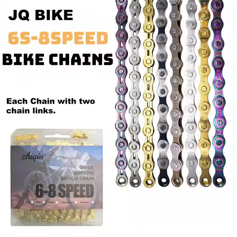 Bike Chain 6/7/8 Speed Bicycle Chain With Two Missing Links,Univesal Replacement for Moutain & Road 