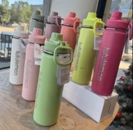 Lululemon Back to Life 明星同款運動水壺 吸管水平 保溫杯 710ml