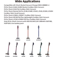 24.8V Charger for Shark Rocket Pro DK33-248080H-U Pet Pro IZ162H IZ163H IZ362H IZ363H IZ162HC IX140 