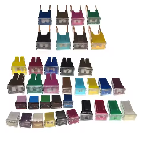 5Pcs PEC LPJ Auto Fuse 32V Connecting Type Fuse 20A 30A 40A 50A 60A 80A 90A 100A 120A Square Car Fus
