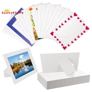 30 Pack Photo Frames Standing White Cardboard Photo Frames for 4 X 6Inch Photos,  with Easel DIY Cra
