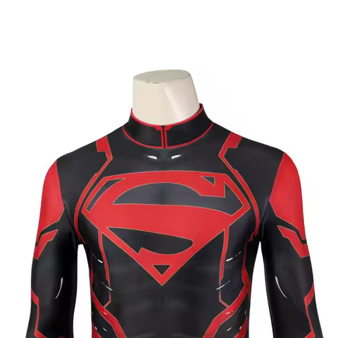 Red Boy 52 Suit Cosplay Costume Disguise Man Zentai Suit Elastic Superhero Masqurade Costume Outfit 