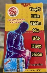 Tuyết Liên Thiên Ma Bảo Khớp Hoàn Malaysia Hộp 30 viên hỗ trợ đau nhức xương khớp
