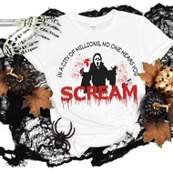 In A City Of Millions No One Hears Your Scream T-Shirt Design Horror Digital Download PNG Scary Urba