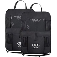 Car Seat Back Anti Kick Pad Multi-Pocket Backseat Protectors Suitable for Audi A1 A3 A4 A5 A6 B5 B6 