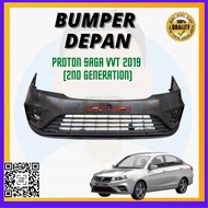 PROTON SAGA VVT 2019 - 2023 2nd GENERATION FRONT BUMPER DEPAN 100% HIGH QUALITY PP MATERIAL