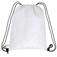 Tas Punggung Putih Polos / Tas Serut Putih Polos / Tas Lukis / Tas Lukis Anak / Tas Kerajinan / Tas 