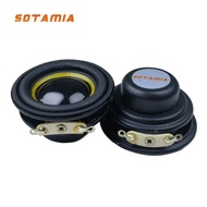 SOTAMIA 2Pcs 40mm Full Range Speaker Audio Glass Fiber Basin Waterproof Speaker 1.5 Inch 4 Ohm 5W Bl