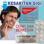UPHAMOL 500MG TABLET UNTUK KESAKITAN GIGI , SAKIT GIGI ,DEMAM, SAKIT BADAN, TAHAN SAKIT, TOOTHACHE ,