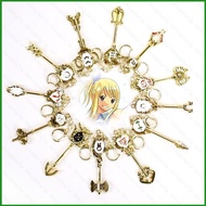 SY FAIRY TAIL Keychain Anime Zodiac Spirit Keyring Aquarius Capricorn Virgo Loke Cosplay Key Chain E