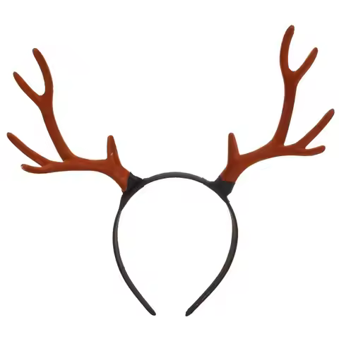 Christmas Antler Flocked Deer Branch Headband Antler Headband Xmas Antler Headband Xmas Headwear Chr