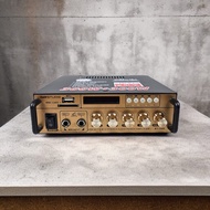 Audio Amplifier Gold Karaoke Home Theater FM Radio 600W(647)