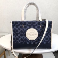 🇺🇸Coach DEMPSEY CARRYALL IN SIGNATURE JACQUARD WITH PATCH (