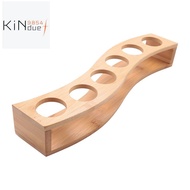 Shot Glass Holder Set-1Oz/30Ml Shot Glass Set Bamboo Shot Glass Holder, 6Pcs Shot Glass Set, Perfect