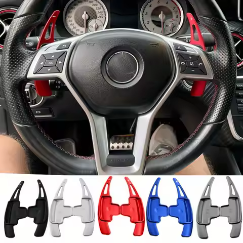 Steering Wheel Paddle Shifter Extension for Mercedes A B E GLA GLK SLK Class Aluminum Shift Paddle B