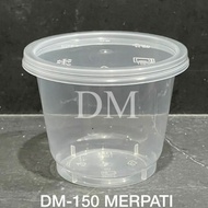 THINWALL DM CUP MERPATI - THINWALL DM CUP MERPATI 100ML 150ML CUP PUDDING + TUTUP 25 SET - Gelas Pud